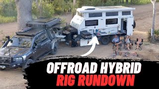 OFFROAD Hybrid Caravan - Rig Rundown 🤙 16 foot dual axle POP TOP from Vision Rv