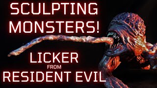 I Sculpted A Licker From Resident Evil - Sculpting Monsters | Dark Nook