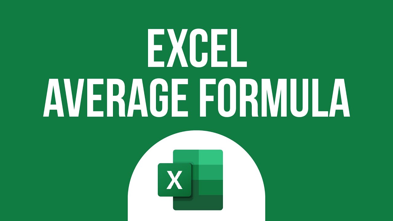How to Use the AVERAGE Function in Excel | Beginner’s Guide - YouTube