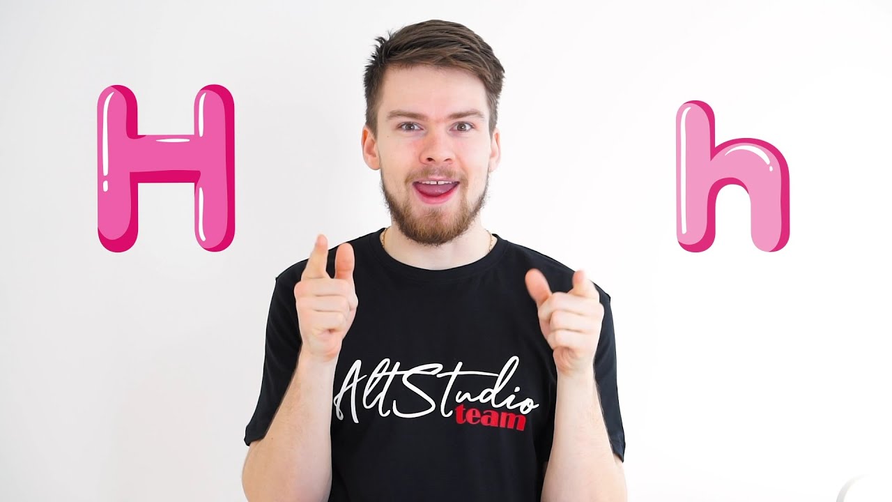 Letter H | English Alphabet | Learn with Altstudio