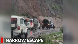 Dy CM, MP Mian Altaf Escape Separate Mudslide Incidents On Jammu-Poonch Highway