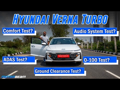 2023 Hyundai Verna Turbo - 10 Real Life Tests | MotorBeam