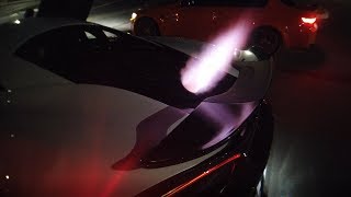 Mclaren 600LT Shooting FIRE