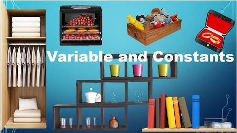 Variables and constants | Data types