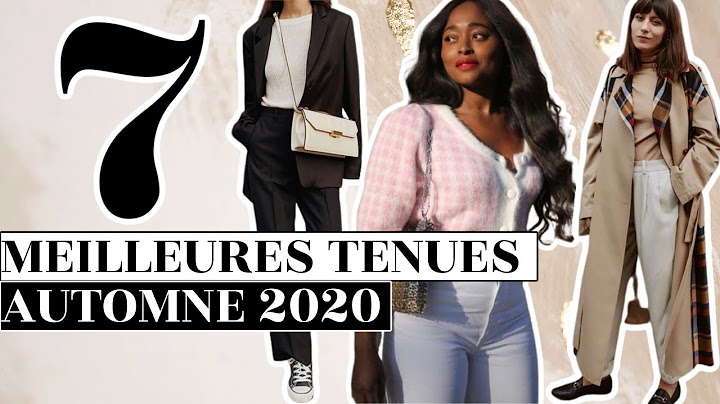 LES MEILLEURES TENUES DE L'AUTOMNE 2020