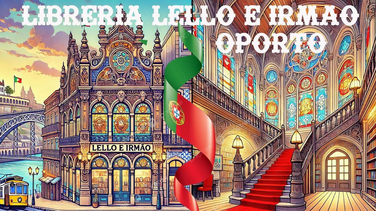 LIBRERIA LELLO E IRMAO LA MAS BONITA DEL MUNDO_ OPORTO 😘