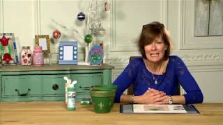 Paint & Stencil a Plant Pot