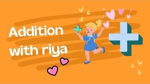 Addition Without Carry | Easy Maths for Kids | Riya Maths Part 1
