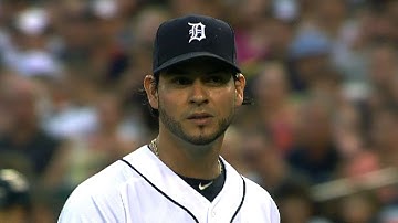 CLE@DET: Anibal fans five over 6 2/3 solid innings