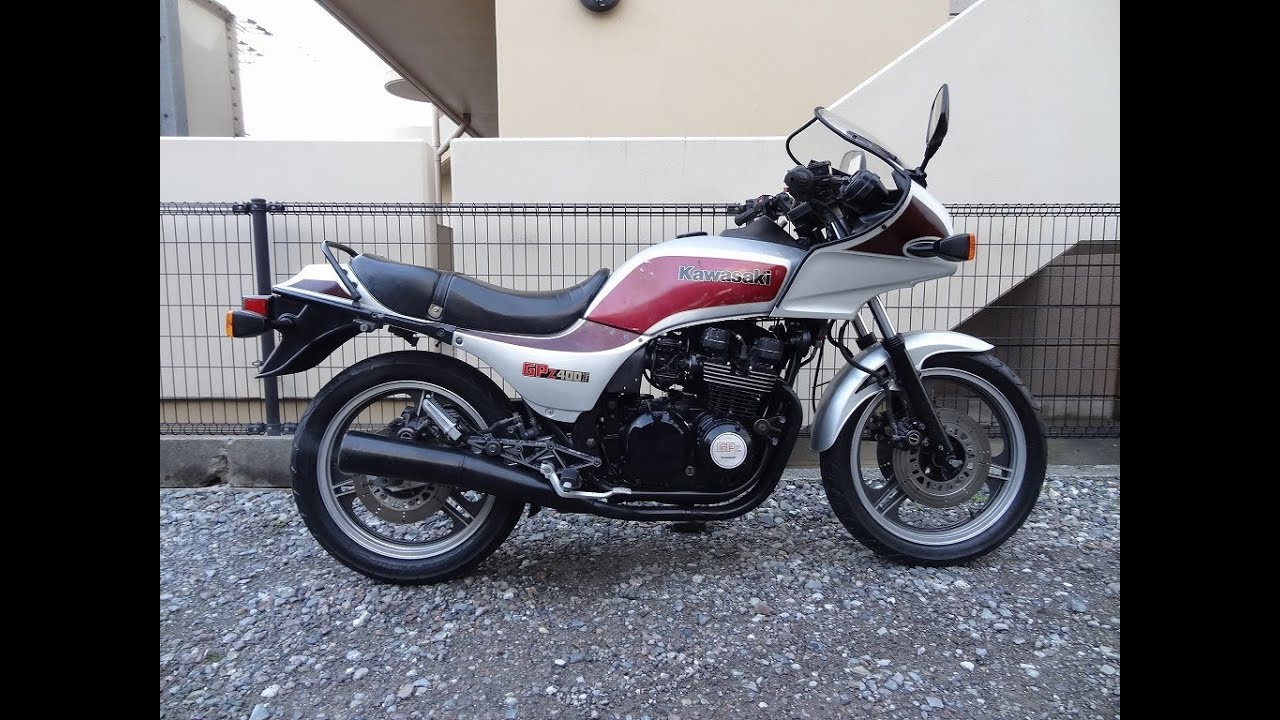 フィア　 GPz400F(ZX400A-014) エンジン始動 旧車 - YouTube