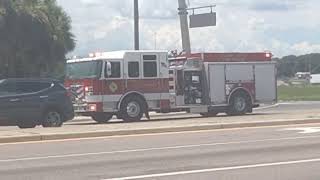 Plant City Fire Rescue Engine 2 Responding Code 3 7292024