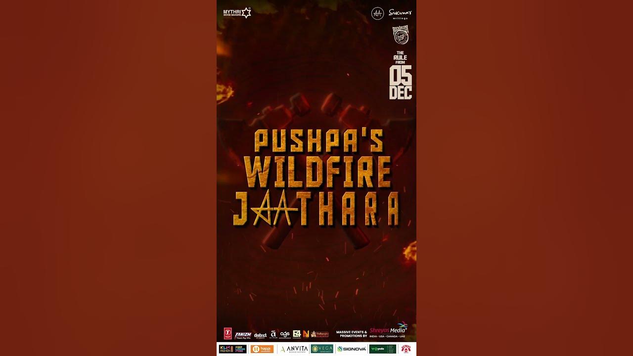Pushpa 2 Hyderabad Event Making - Event By Shreyas Media | Allu Arjun, Sukumar, DSP, Rashmika