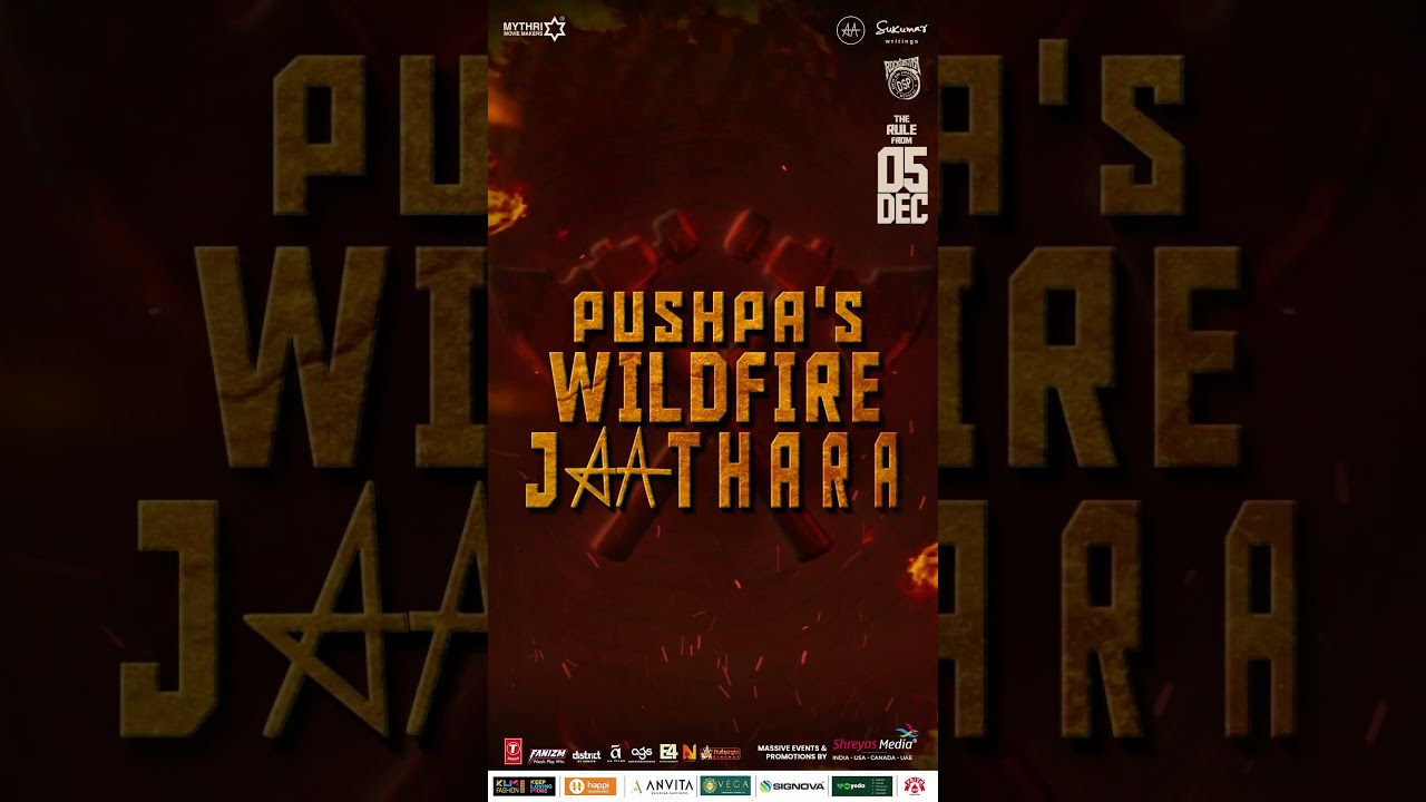 Pushpa 2 Hyderabad Event Making - Event By Shreyas Media | Allu Arjun, Sukumar, DSP, Rashmika