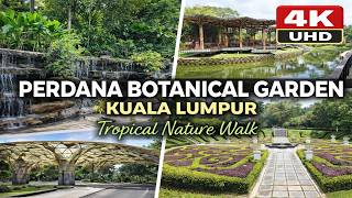 Perdana Botanical Garden Kuala Lumpur 4K | Bamboo, Waterfall & Dinosaur Park Walk screenshot 2