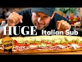 HUGE Italian Sub | How to make a Homemade Italian Sub Sandwich | Best Italian Sub | Everyday BBQ