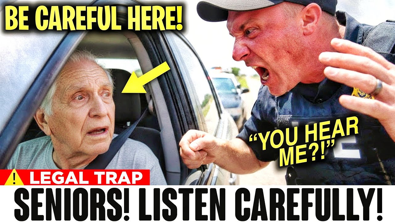 Пожилые люди: Когда полицейский говорит «Выйдите из машины», сделайте это в первую очередь!