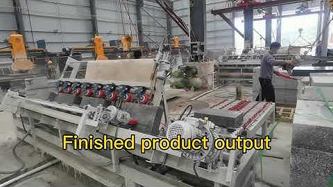 High speed environmental dust collector curbstone chamfering and grinding machine