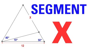Find the length of the segment X #mathpuzzles #geometryskills #importantgeometryskillsexplained