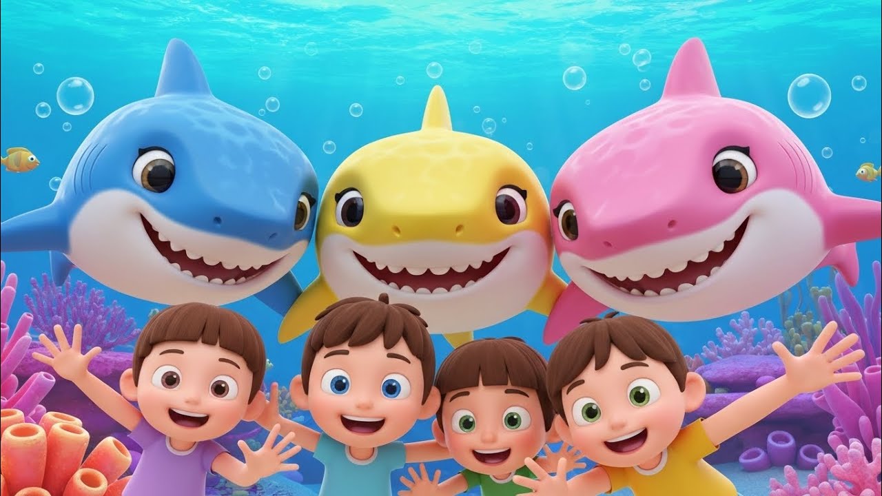 Baby Shark Sleep Songs Compilation | Underwater Lullaby for Toddlers