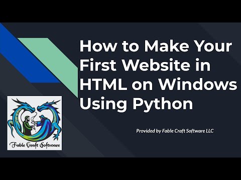 How to Create a Website in HTML Using Python (SO EASY!)