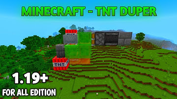 Minecraft : TNT Duplicator | Make Tnt Duper Minecraft Pe | 1.19.2