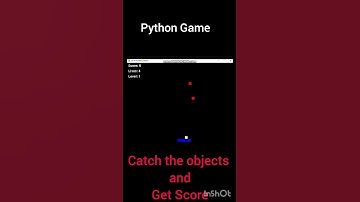 Python Game #python #pygame #catching #games #tkinter