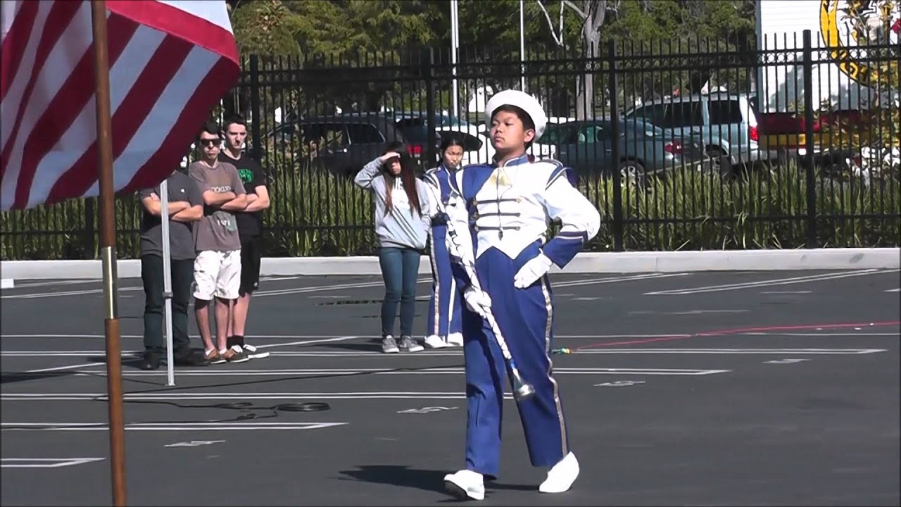 2016 Drum Major L Pattern Competition 1st Place Billy Huang Novice Division @Arcadia High School