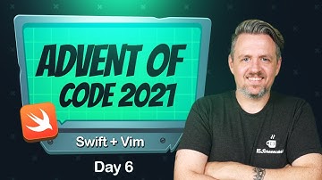 Day 6 •  Advent of Code 2021 using SWIFT + VIM!