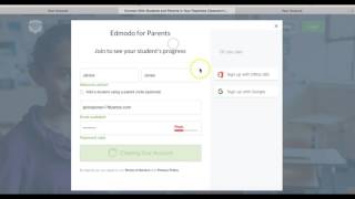 Screencast - Edmodo Parent login