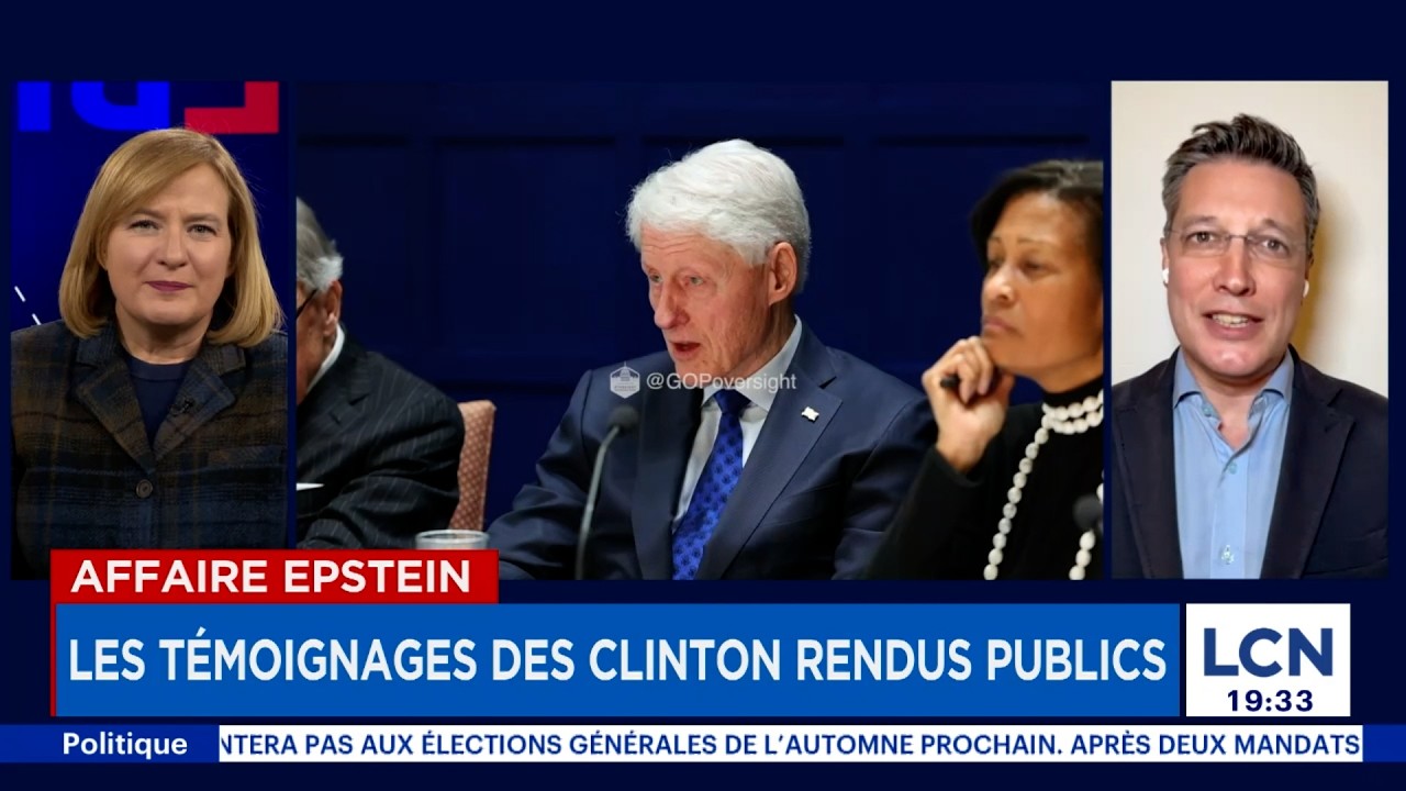 Témoignages des Clinton sur l’affaire Epstein: les républicains «mal préparés»