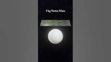🫧 Cloth simulation | Different Vertex Mass in Eevee #blend3d #funny #blender