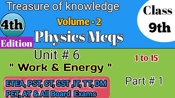 Entry Test Physics Mcqs For  SST,NTS,MDCAT,ETEA,NUMS, ECAT,PPSC,PMS,FPSC,SSB,SPSC,PAF, PTS|Part 1