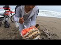 Pesca y cocina a orillas del Mar - Pescado Frito al aire Libre