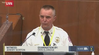 Trial for death of George Floyd | Fire captain testifies as witness