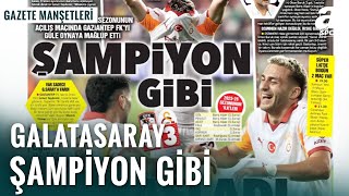 Galatasaray Şampiyon Gibi Başladı Gaziantep Fk 0-3 Galatasaray
