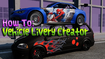 How to use the BeamNG "Vehicle Livery Creator"....HavocNG