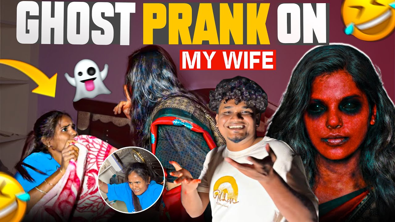 FUNNY GHOST PRANK ON MY WIFE ❤️😂