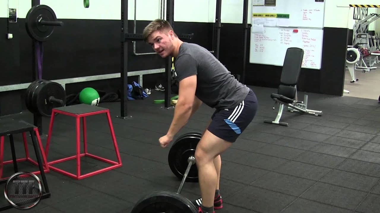 Langhantel Rudern Ausführung Technik Tutorial YouTube