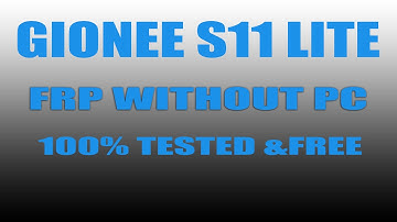 GIONEE S11 LITE FRP WITHOUT PC