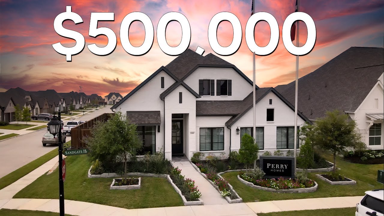 TOURING A 500,000 Perry Home In Forney, Texas YouTube