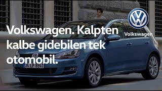 Volkswagen. Kalpten kalbe gidebilen tek otomobil. (Golf) Resimi