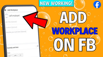 How to Add Workplace on Facebook (2024)
