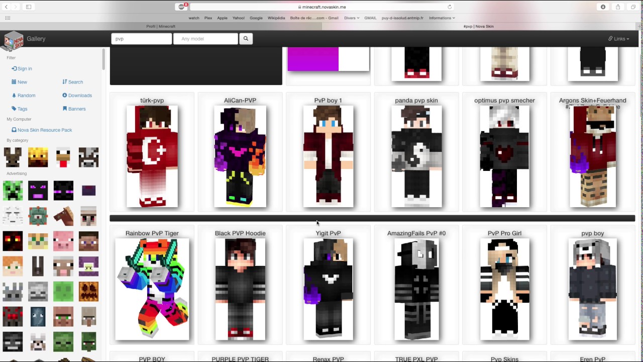 TUTO mettre un skin minecraft sur mac - YouTube