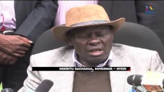 Nyeri governor claims MPs stole crucial documents from his office