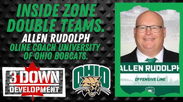 Coaching Inside Zone  Clinic Part 1: Featuring Ohio Bobcats OLINE Coach Allen Rudolph.