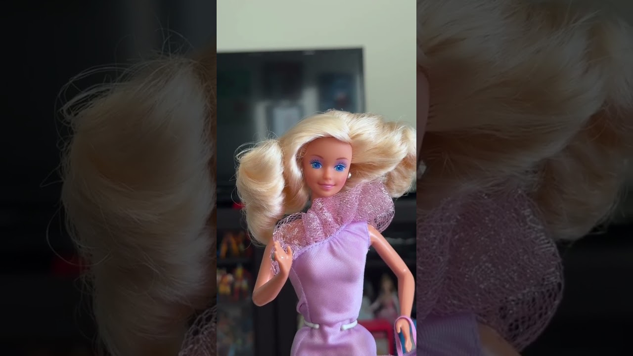 VINTAGE 80'S BARBIE AND BARBIE FASHION REVIEW! PARTY LACE BARBIE