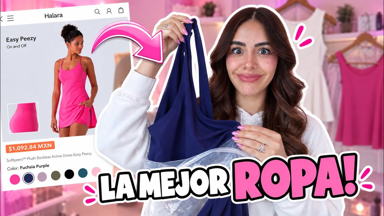 Me Compre Ropa Ropa COMPRÉ LA ROPA más VIRAL y CÓMODA de internet ll HALARA lo que pedí VS ...