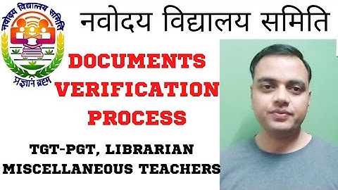 NVS Document Verification Process |