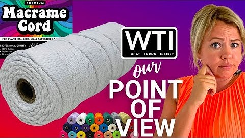 Our Point of View on Hippie Crafter Cotton Macrame Cord Rope From Amazon