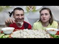 ПЕРВЫЕ ПЕЛЬМЕНИ В НОВОЙ КВАРТИРЕ МУКБАНГ | THE FIRST DUMPLINGS IN THE NEW APARTMENT MUKBANG #мукбанг